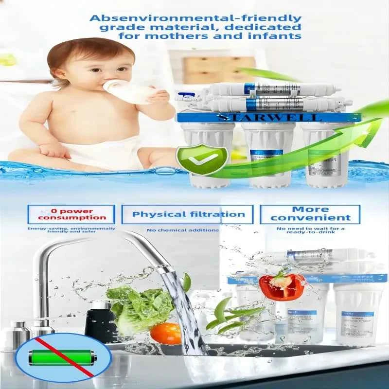 Purificateur d'eau en 5 étapes - Filtration professionnelle pour votre cuisine