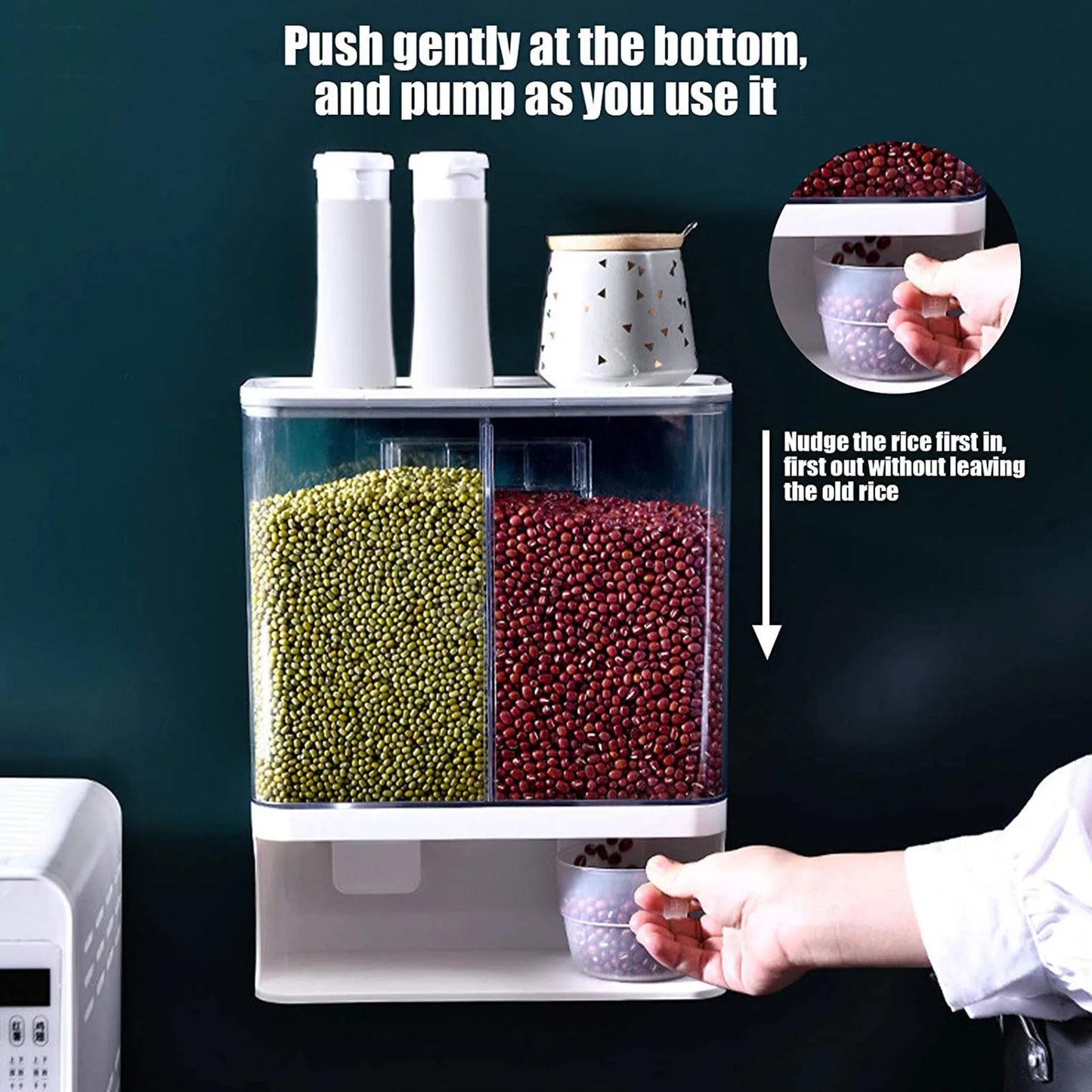 Distributeur alimentaire - Votre solution rangement et conservation des aliments secs