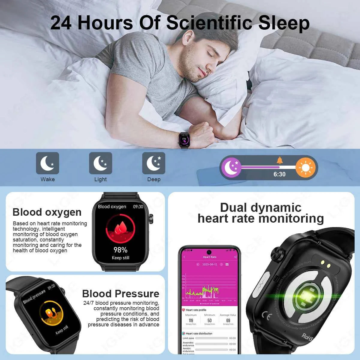 Montre sportive intelligente - Votre suivi performance personnel
