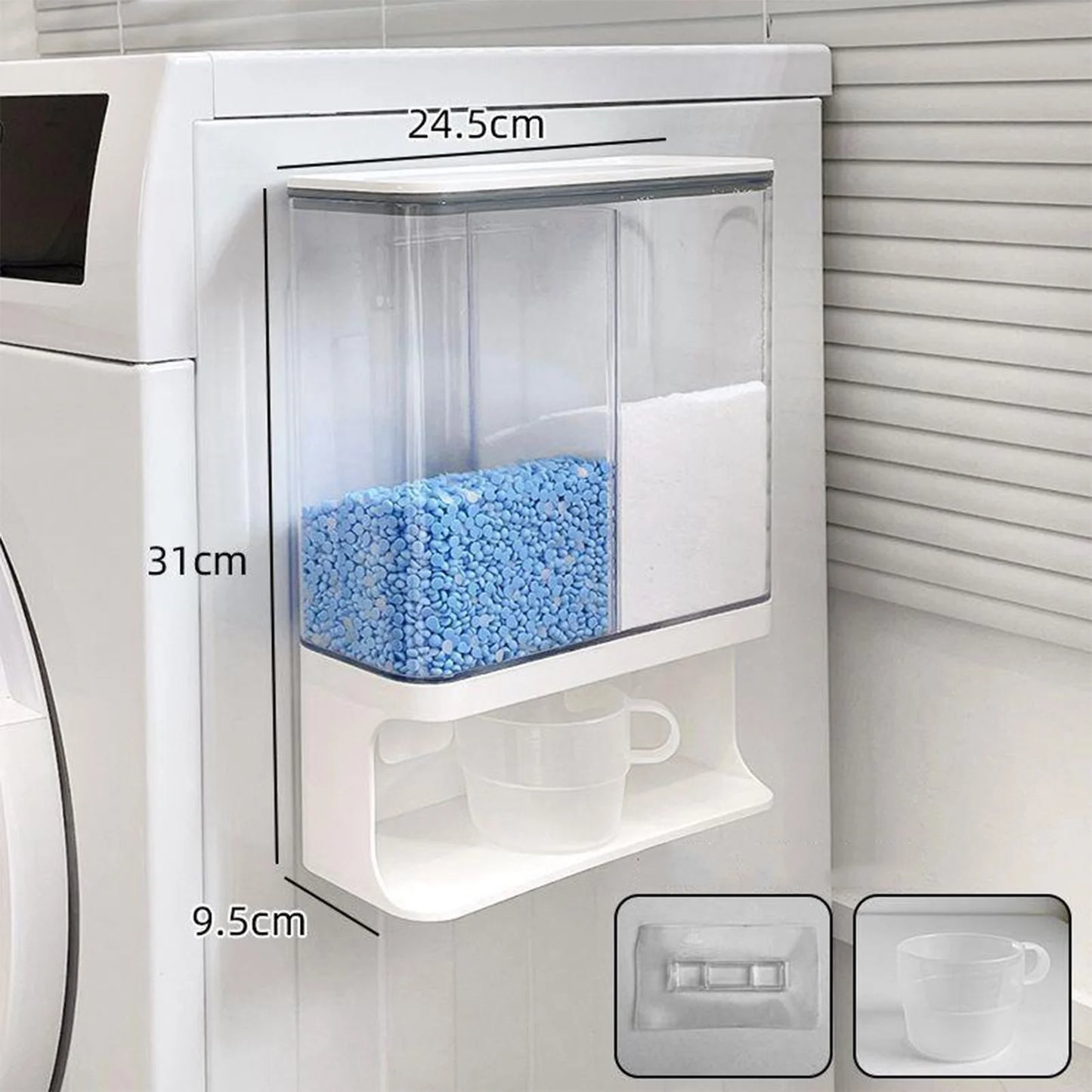 Distributeur de lessive en poudre - Votre solution rangement intelligente