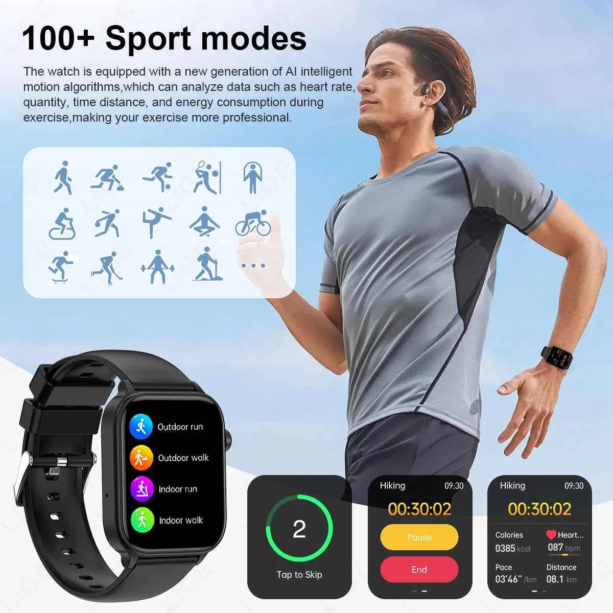 Montre sportive intelligente - Votre suivi performance personnel