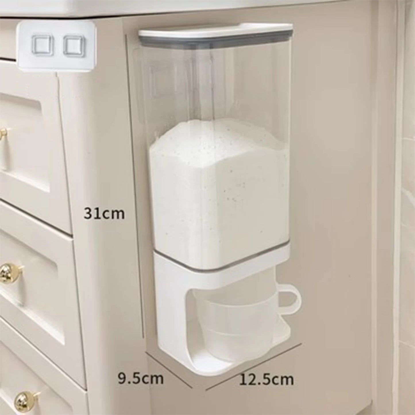 Distributeur de lessive en poudre - Votre solution rangement intelligente