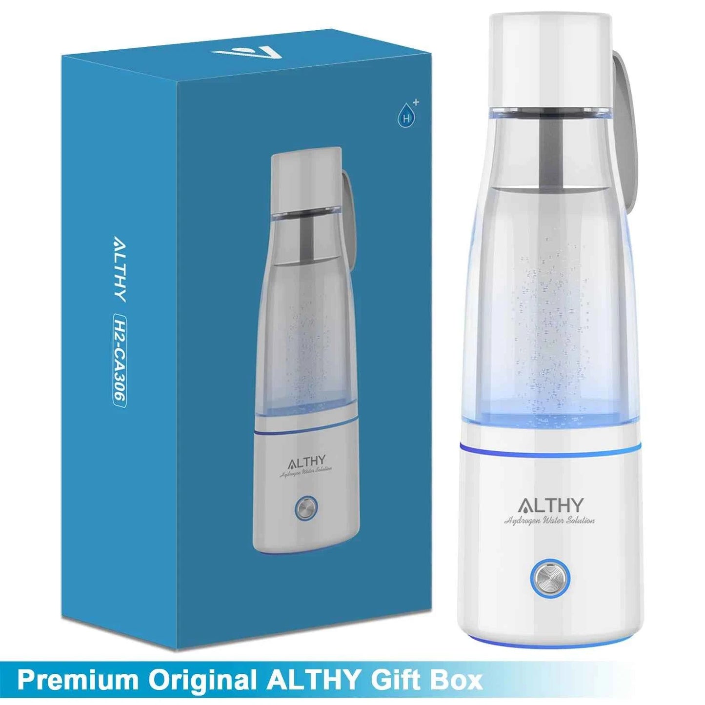 Générateur d'eau à hydrogène ALTHY avec boîte cadeau originale et design moderne