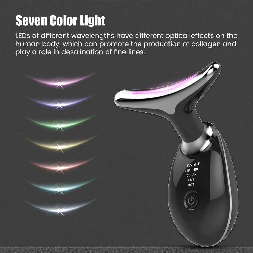 Appareil lifting visage maison avec lumières LED pour réduire les rides et améliorer l'élasticité de la peau