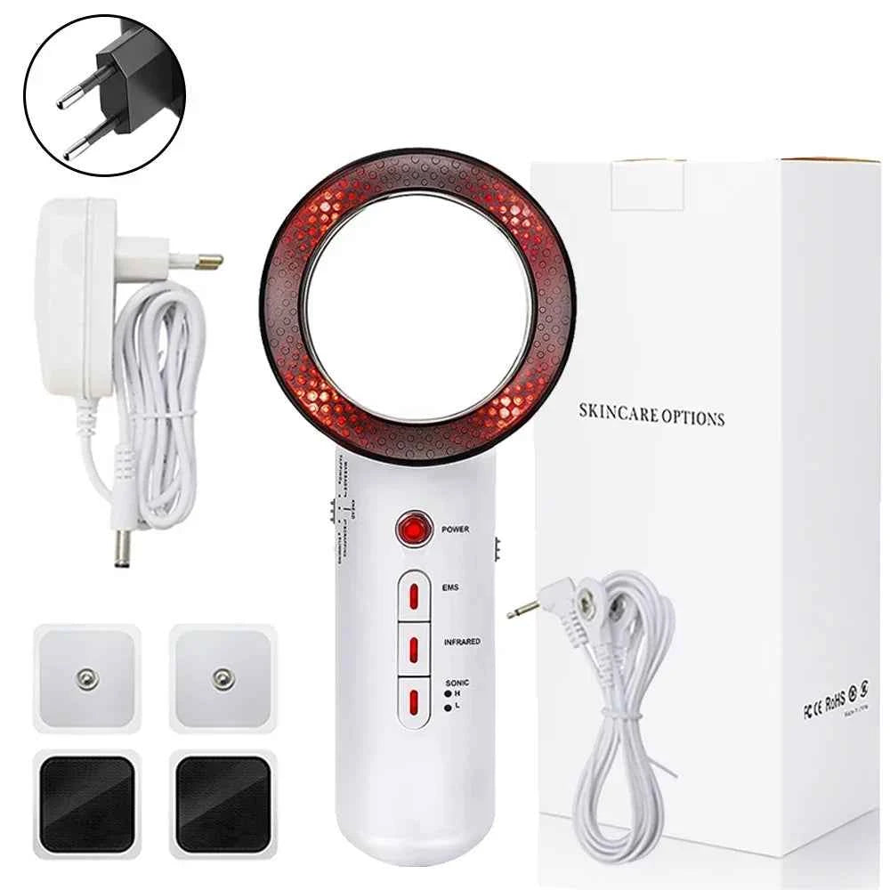 Appareil massage à domicile avec plusieurs accessoires et fonction de recharge pour une utilisation facile