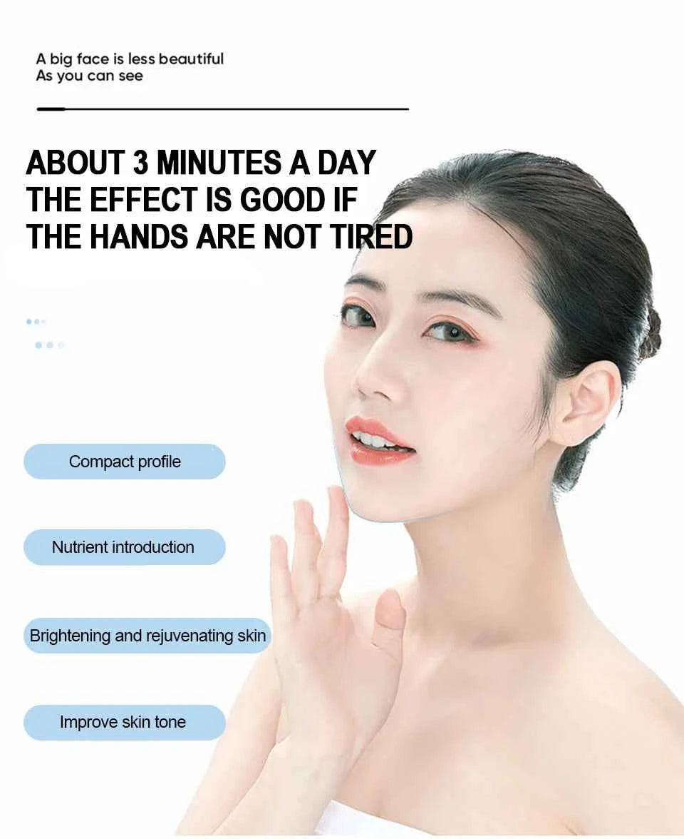 Appareil massage anti-âge maison pour une peau éclatante et revitalisée en seulement 3 minutes par jour