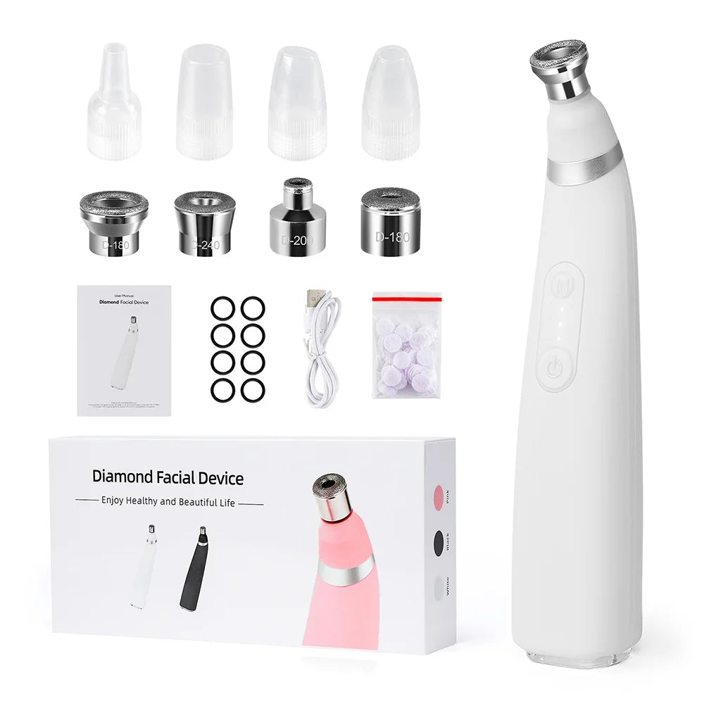 Appareil micro dermabrasion maison avec accessoires pour un soin du visage efficace et professionnel
