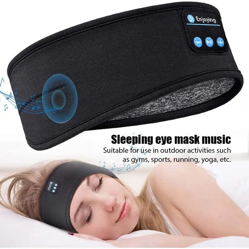 Bandeau audio intelligent avec écouteurs intégrés idéal pour écouter de la musique pendant le sommeil