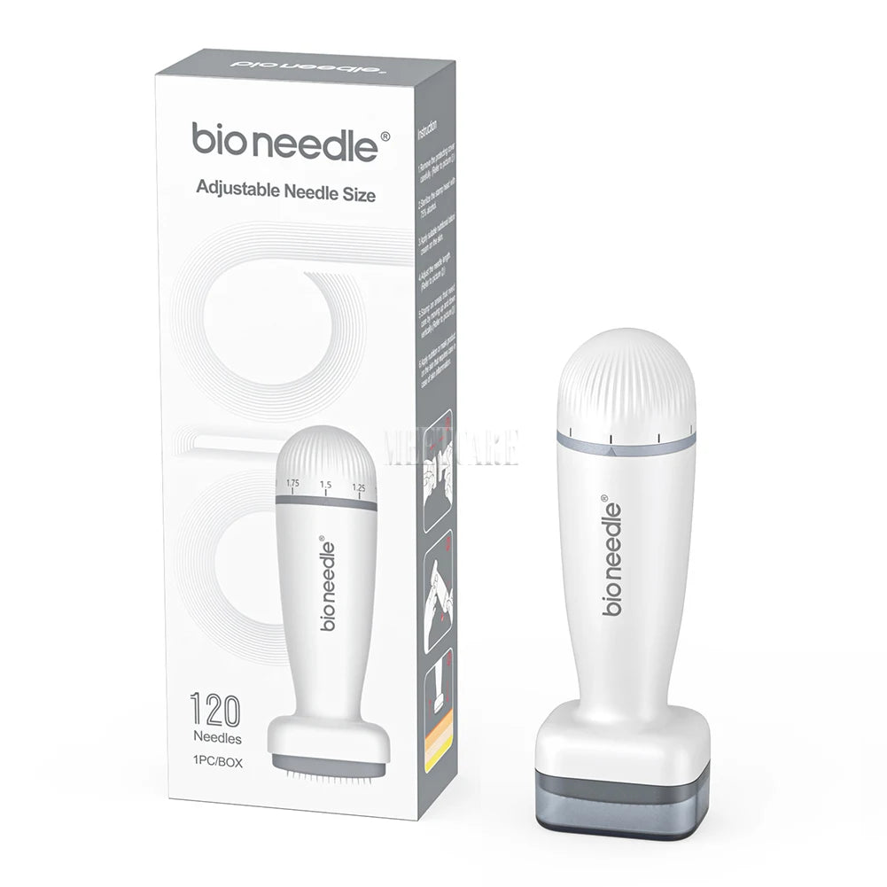 Dispositif de microneedling 120 aiguilles de Le terrier du bien-être pour un soin de la peau efficace