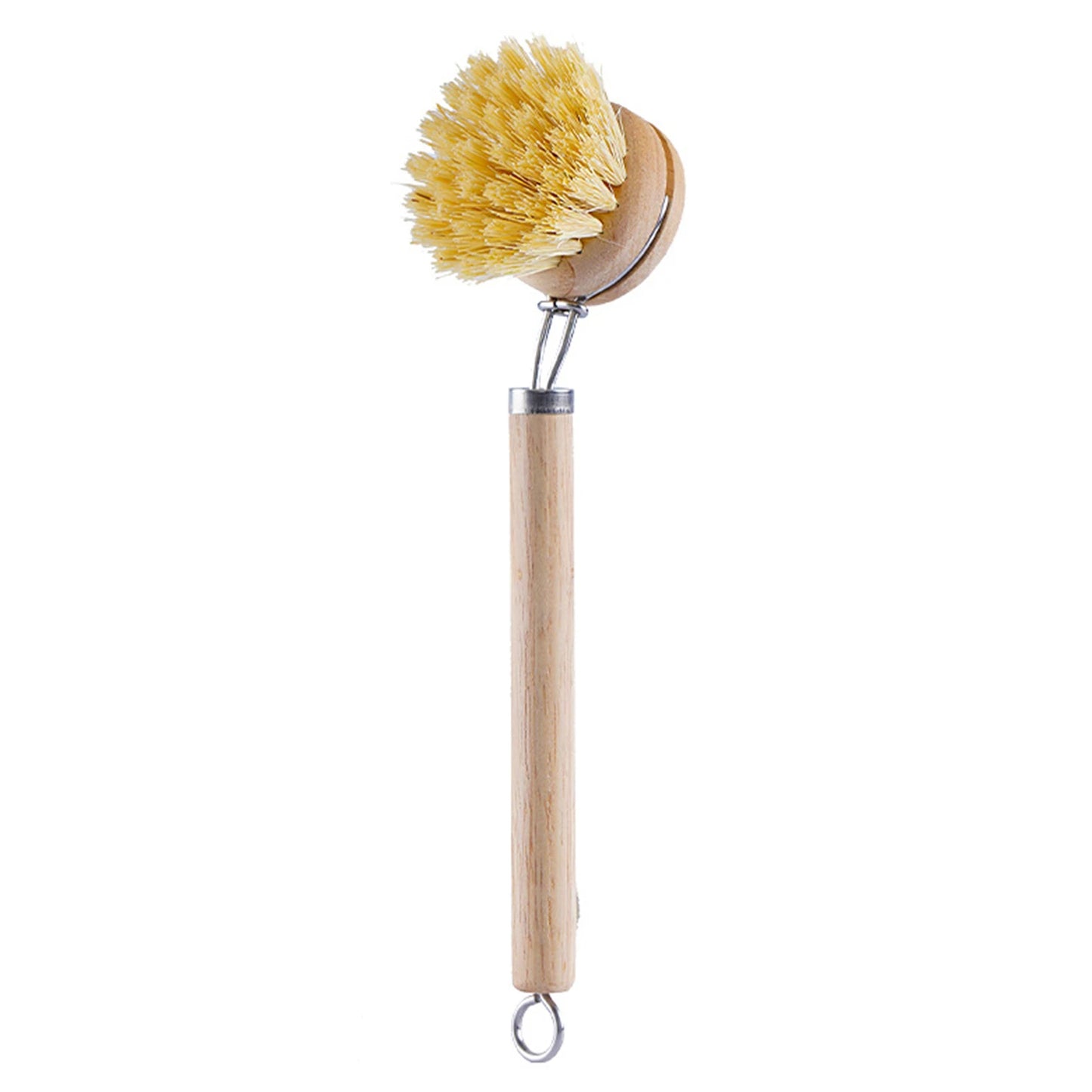 Brosse de nettoyage écologique en bois avec poils doux pour un nettoyage durable et respectueux de l'environnement