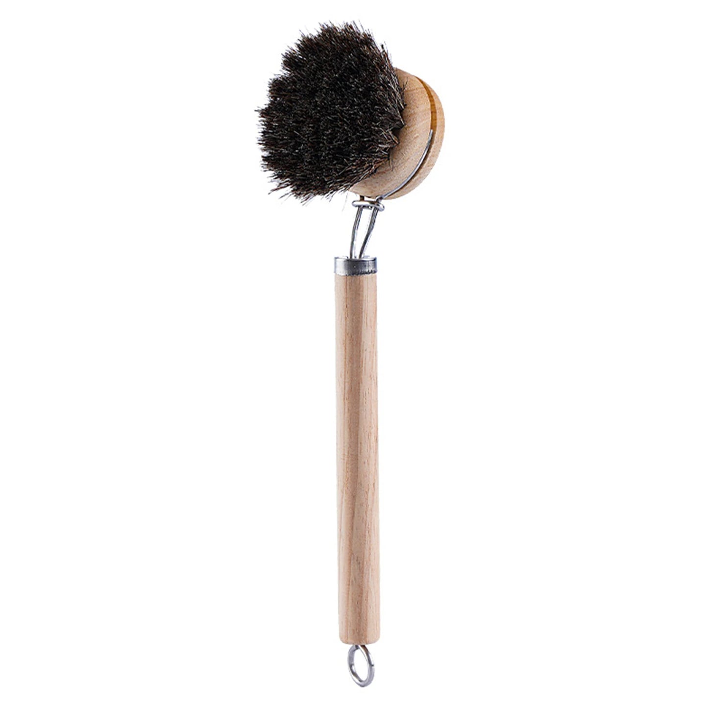 Brosse de nettoyage écologique en bois avec poils durables pour un nettoyage efficace