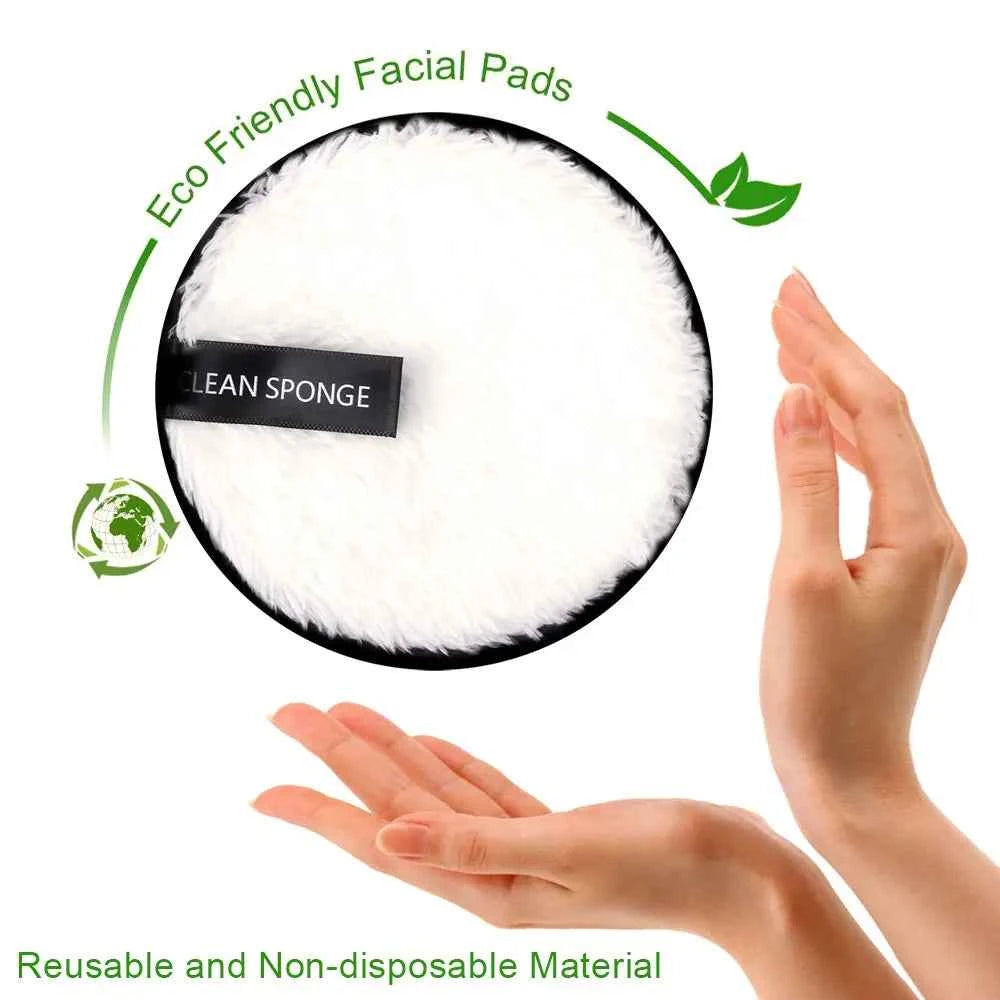 Disques démaquillants réutilisables en matière écologique pour un démaquillage doux et efficace