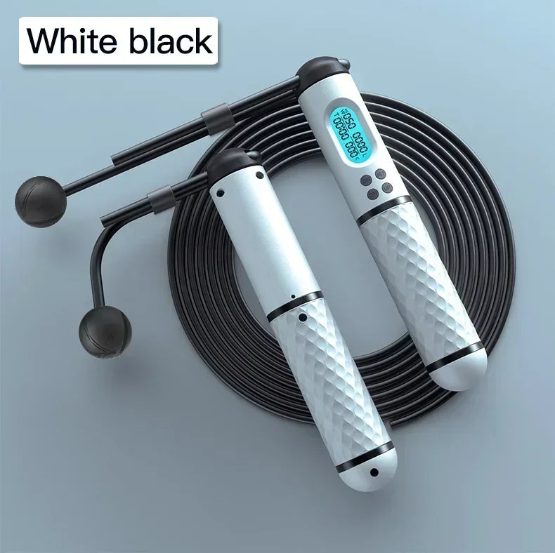 Corde à sauter intelligente avec écran numérique et poignées ergonomiques pour un entraînement efficace