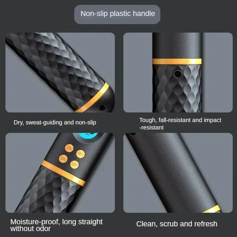 Corde à sauter intelligente avec poignée en plastique non glissante et résistante aux impacts