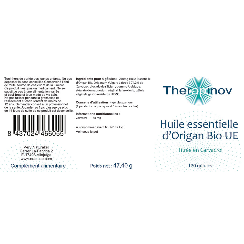 Huile Essentielle d'Origan Bio : Immunité & Transit