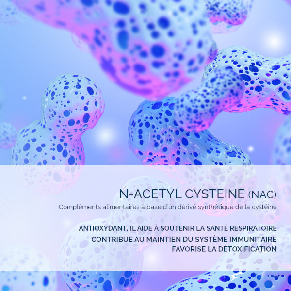 NAC 600 mg + Vitamine B6 - Antioxydant & Voies Respiratoires
