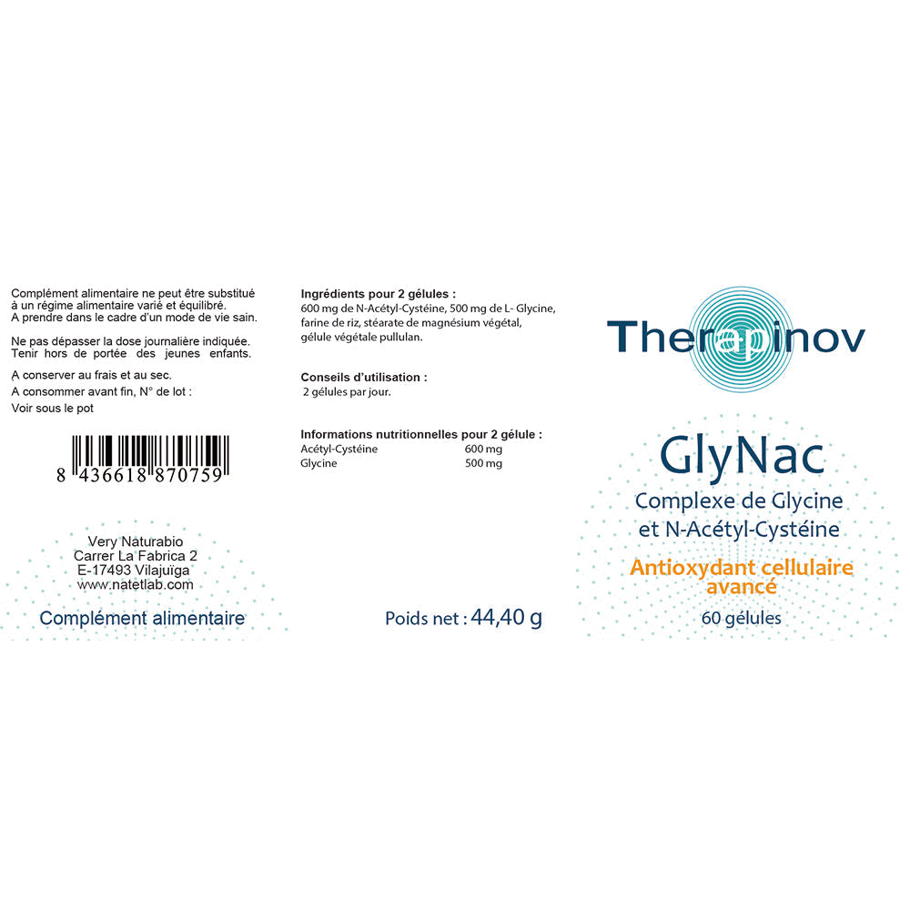 GlyNac – Votre Complément Naturel à Base de N-Acétyl-Cystéine et L-Glycine