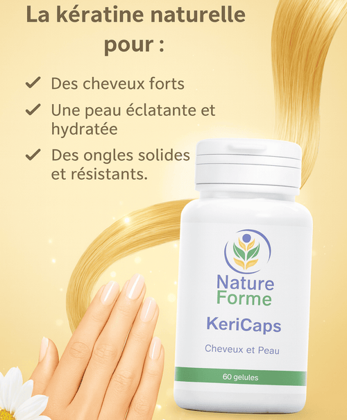 Kericaps, La Solution Naturelle pour des Cheveux Forts, une Peau Éclatante et des Ongles Solides