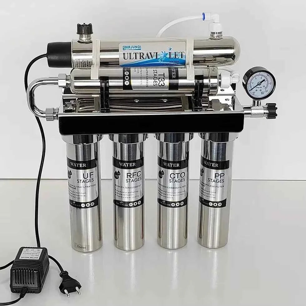 Système de filtration eau 6 étapes avec UV pour une purification optimale de l'eau
