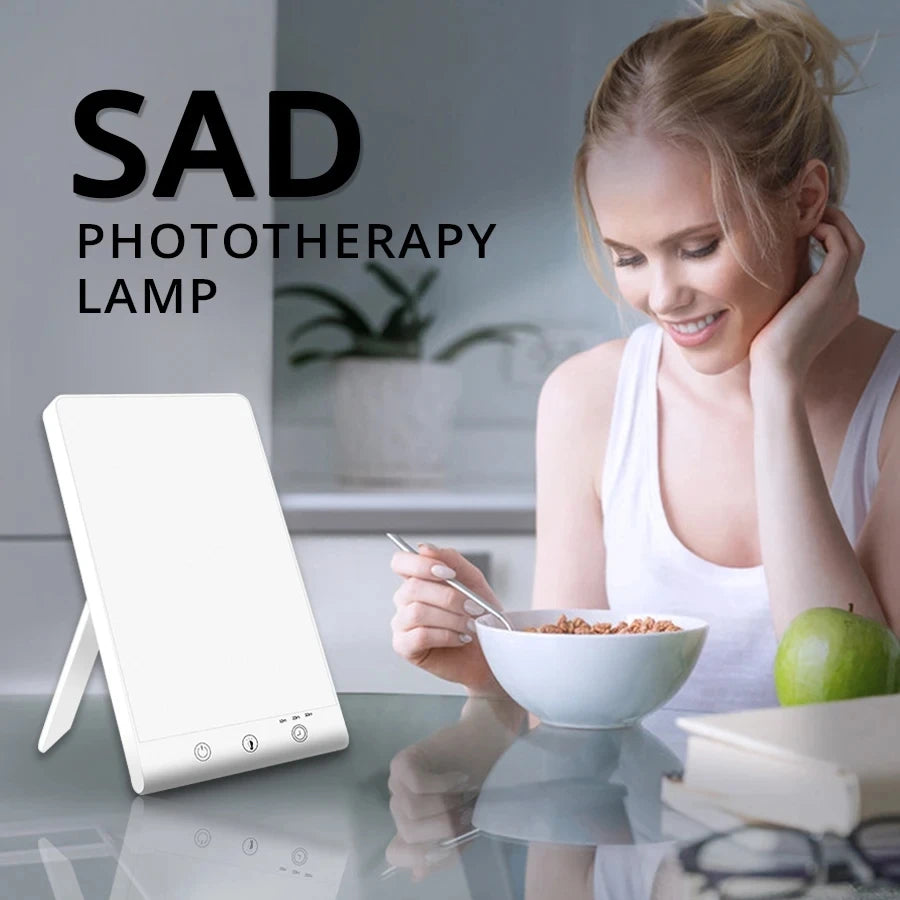 Lampe luminothérapie 12000 lux pour soulager les symptômes de la dépression saisonnière