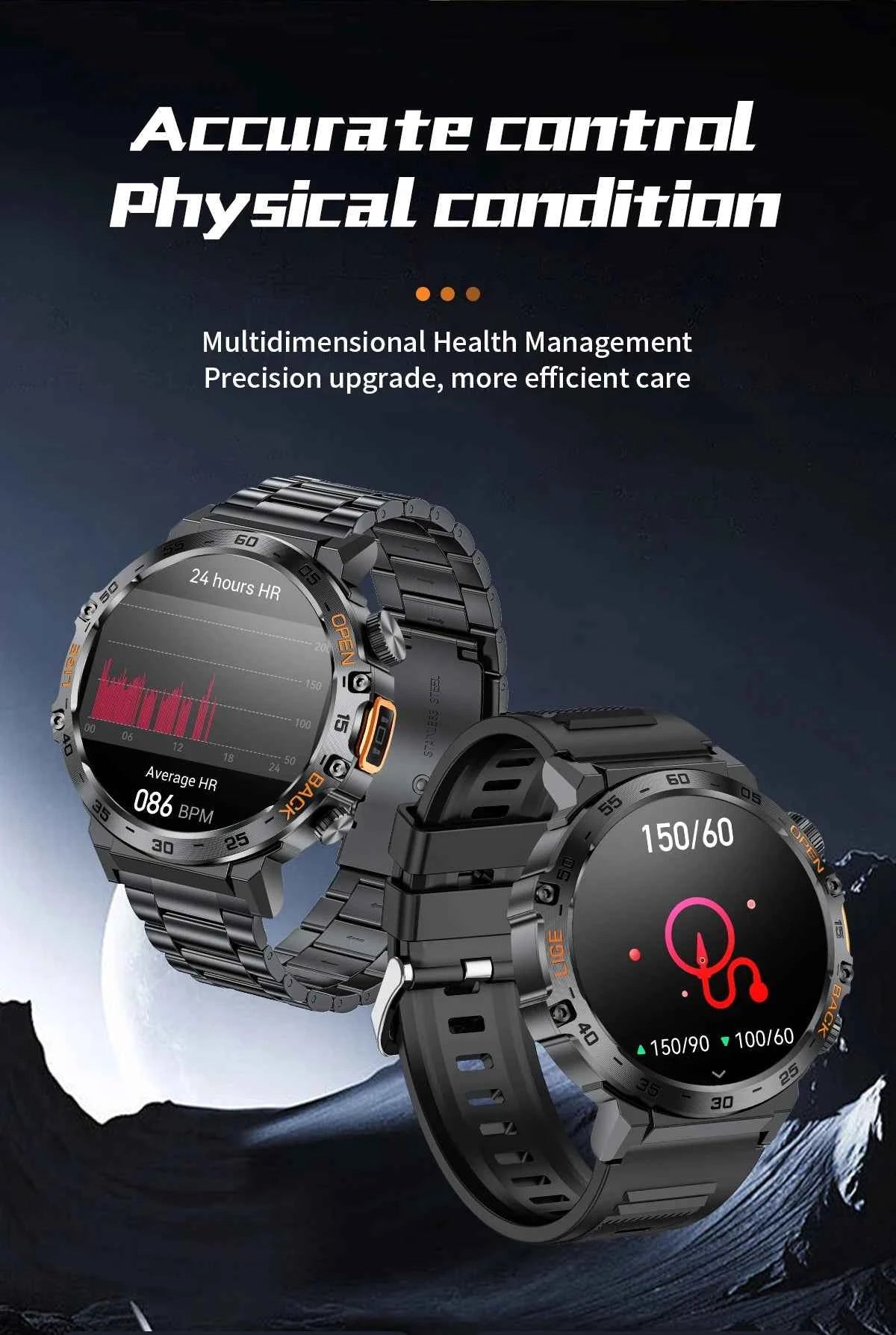 Montre connectée sport suivi performance avec fonctionnalité de gestion de santé et design moderne