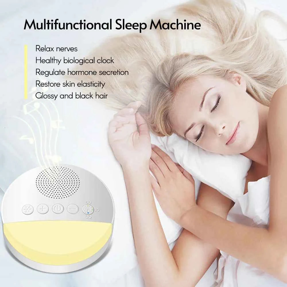 Machine à bruit blanc & lumière pour bébé avec fonctions relaxantes pour un sommeil apaisé