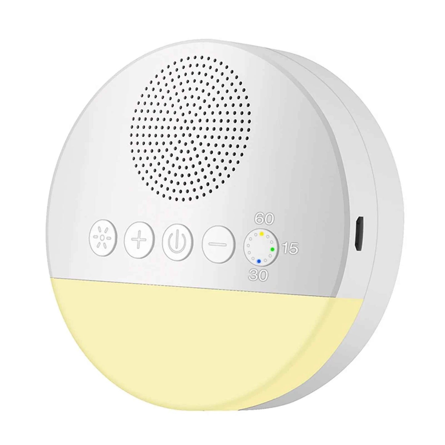 Machine à bruit blanc & lumière pour bébé avec réglages de volume et minuterie intégrés