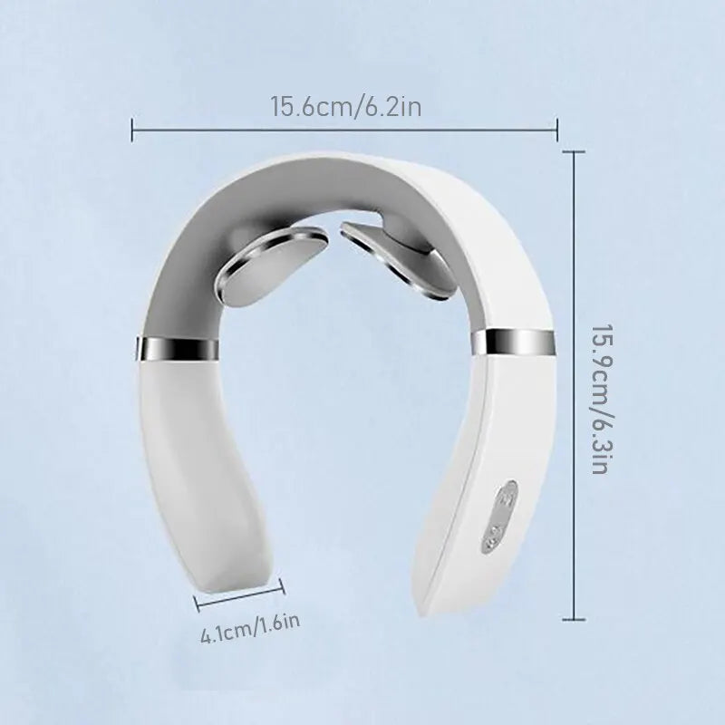 Masseur cervical portable avec design ergonomique et dimensions adaptées pour un confort optimal