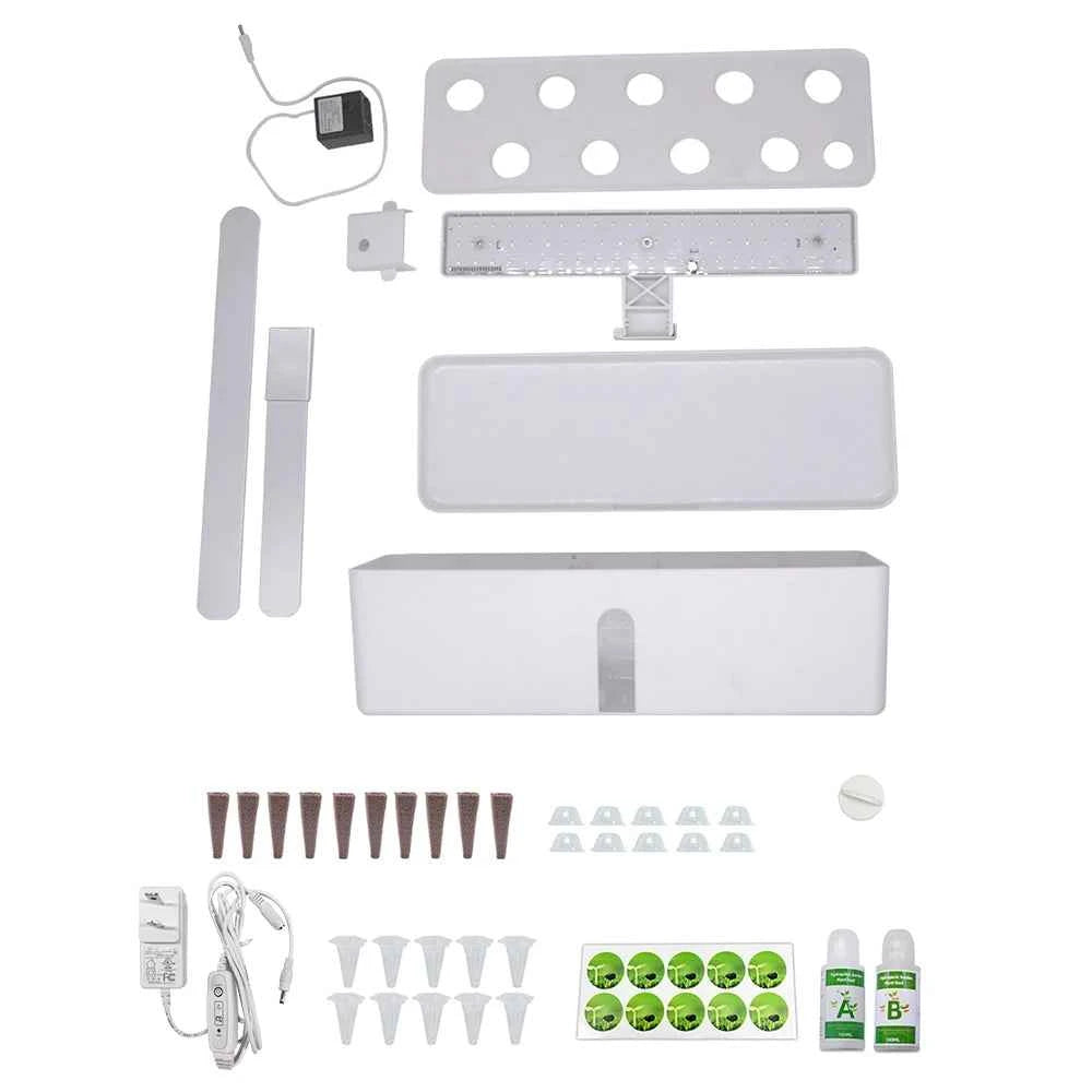 Micro potager intérieur complet avec accessoires pour cultiver des plantes à la maison