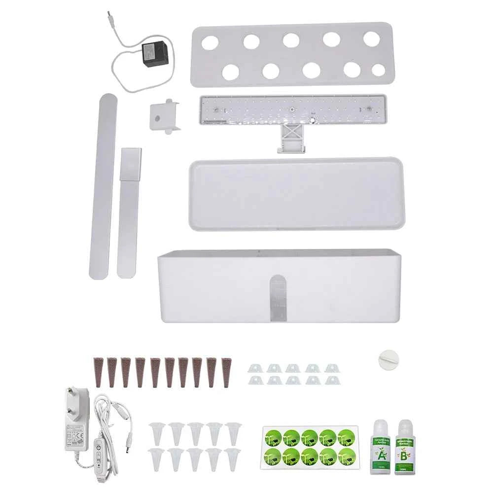 Kit complet de micro potager intérieur avec accessoires pour cultiver des plantes facilement chez soi