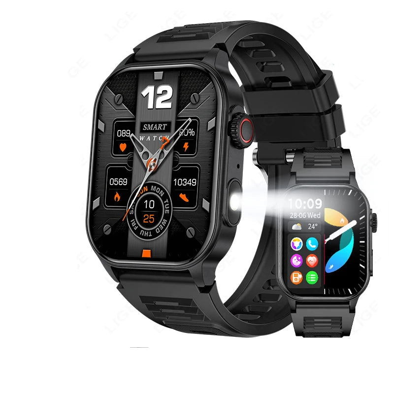 Montre connectée femme moderne avec écran tactile et fonctionnalités avancées en noir