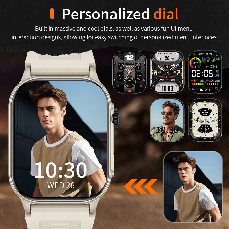 Montre connectée femme avec cadrans personnalisés et interface utilisateur attrayante pour un usage quotidien