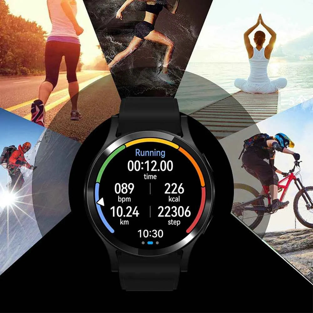 Montre connectée homme avec interface d'activité et suivi de la condition physique pour les sportifs