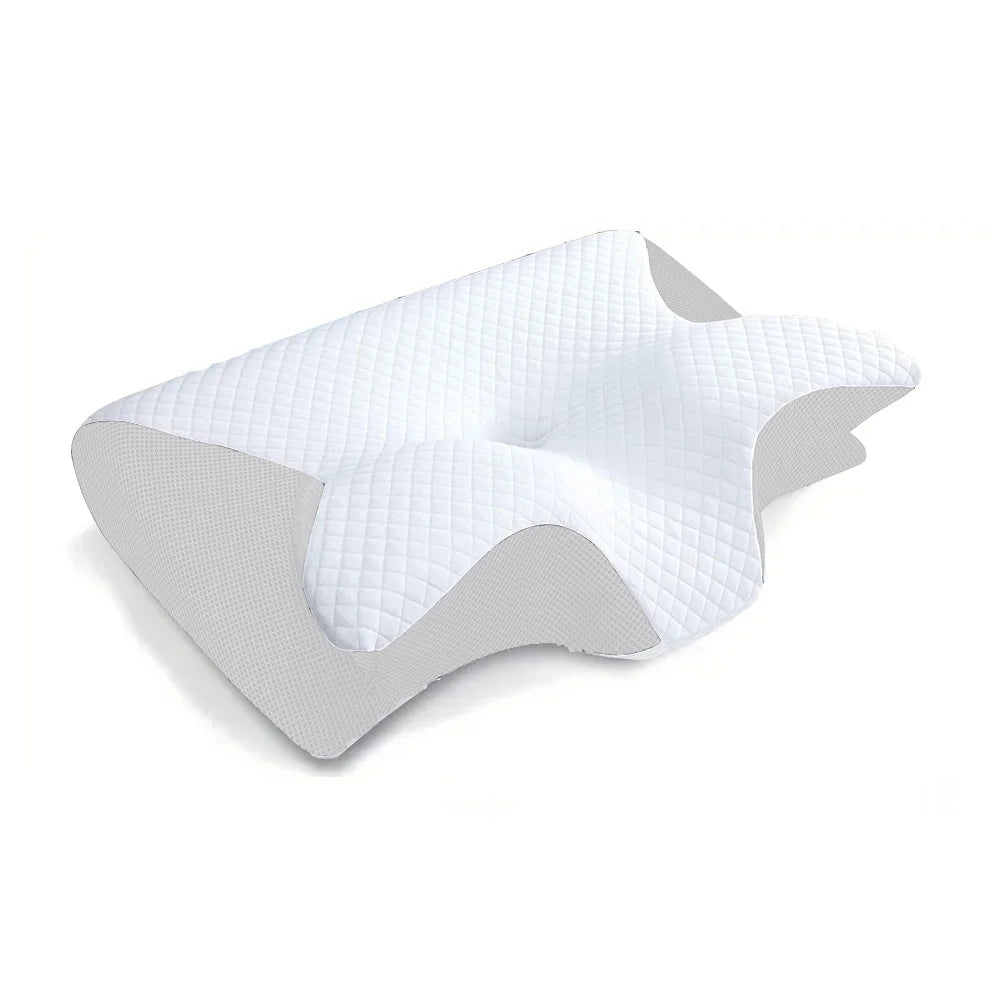 Oreiller cervical ergonomique en mousse à mémoire de forme pour un soutien optimal du cou