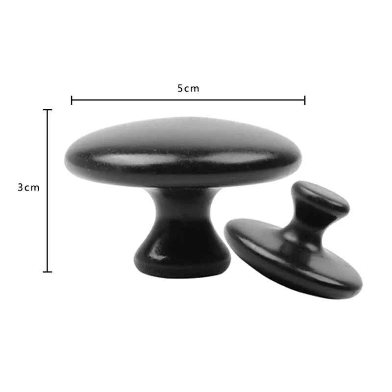 Pierre de massage volcanique en format pratique de 5 cm pour détente et relaxation