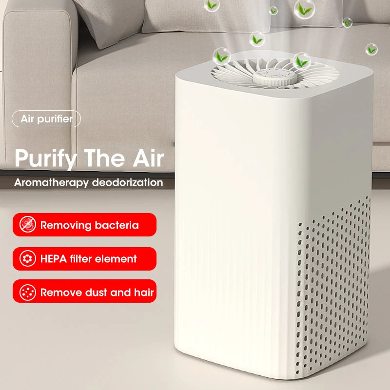 Purificateur d'air portable avec filtre HEPA pour éliminer poussière et bactéries dans votre intérieur
