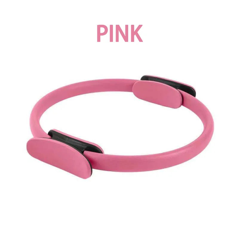 Anneau de pilates rose en matériau souple pour améliorer la flexibilité et la force musculaire