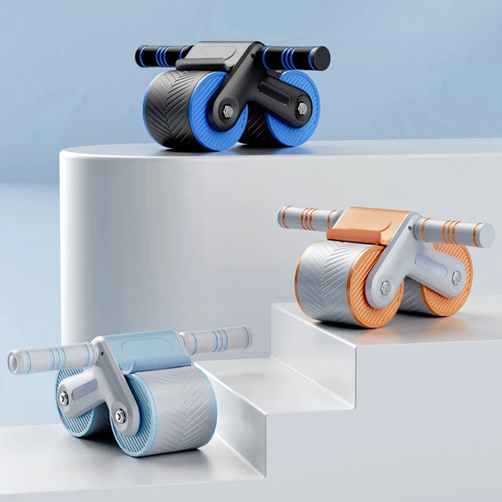 Roue abdominale portable en plusieurs couleurs, parfaite pour un entraînement efficace à domicile.