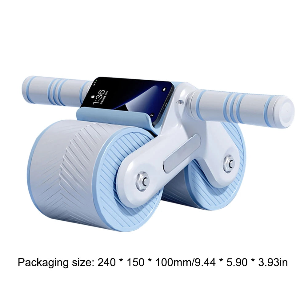 Roue abdominale portable avec poignée ergonomique pour un entraînement efficace à la maison