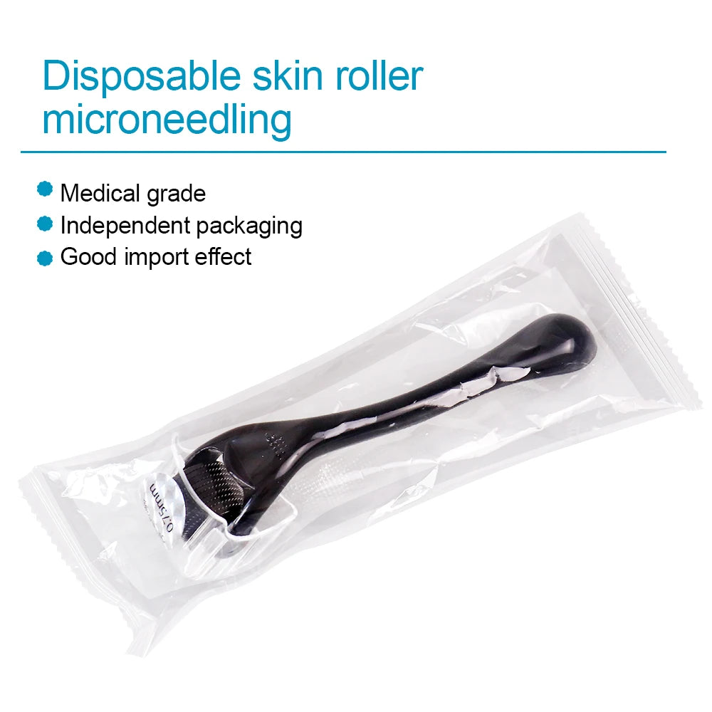 Rouleau microneedling visage jetable en emballage médical pour un effet d'importation supérieur