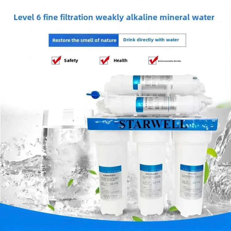 Purificateur d'eau 5 étapes avec filtration de minéraux pour une eau alcaline saine