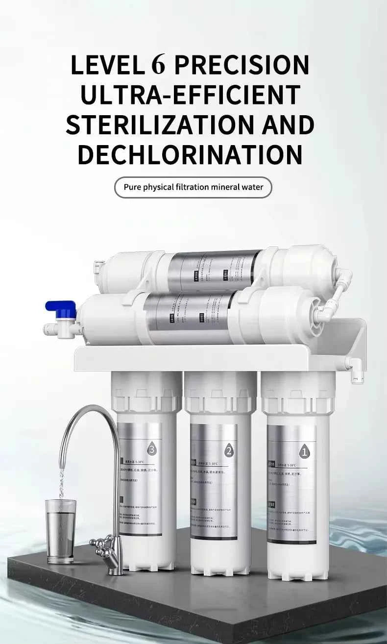 Purificateur d'eau 5 étapes avec système de filtration avancé et stérilisation efficace