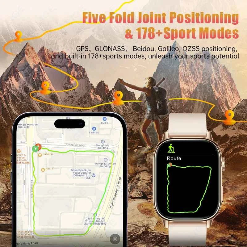 Montre intelligente avec suivi performance montre intelligente et 178 modes de sport pour optimiser vos entraînements