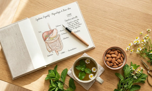 Illustration naturopathique pour soulager un ventre qui gargouille et optimiser le complexe moteur migrant.