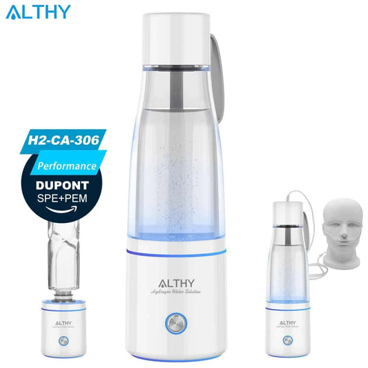 Générateur d'eau à hydrogène Althy avec design élégant et technologie Dupont SPE+PEM pour une hydratation optimale