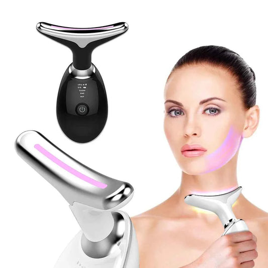 Appareil lifting visage maison avec lumière LED, conçu pour un usage facile à domicile