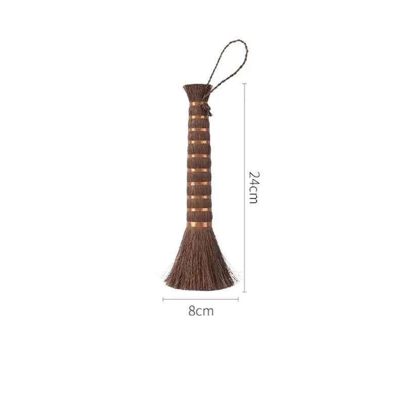 Brosse nettoyage cuisine naturelle en fibres de coco avec une poignée ergonomique pour un nettoyage efficace