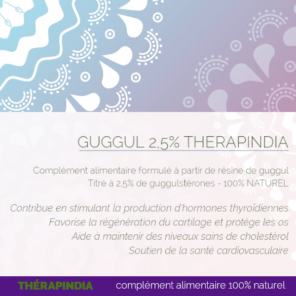 Guggul 2,5% Guggulstérones (Therapindia), photo 3