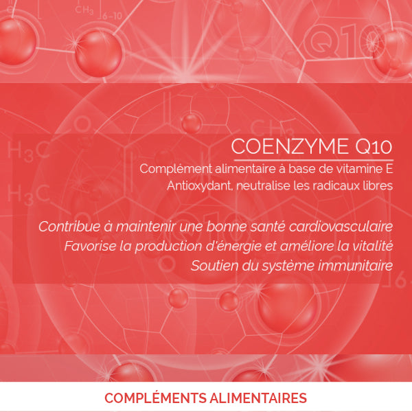 Coenzyme Q10 100 mg + Vitamine E – Énergie & Antioxydant