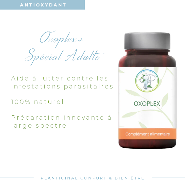 Oxoplex+ – Vermifuge naturel humain adulte